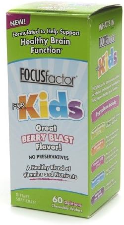 Focus Factor Kids Chewable Wafers, Berry Taste - 60 Ea