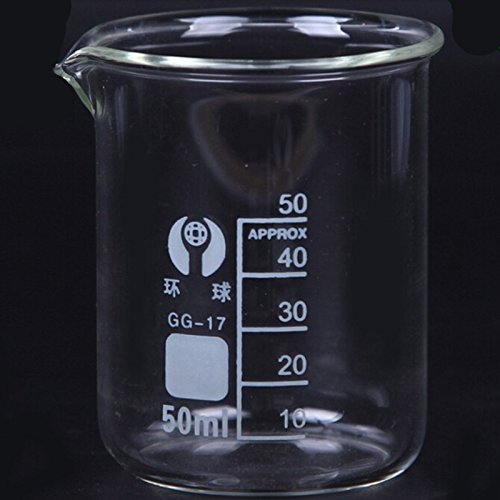 Tazza con Bicchiere di Caffeina, Tazza con Molecola di Caffeina, Tazza Chimica, Tazze da Caffè in Vetro Borosilicato da 16 Once con Manico e Misurino per Caffè, Latte, Tè o Bevande Calde