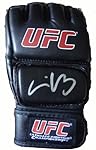Cain Velasquez Autographed UFC Training Fight Glove W/PROOF, Picture of Cain Signing For Us, Ultimate Fighting Championship, Sherdog, UFC Heavyweight Champion, Arizona State Sun Devils, Junior Dos Santos