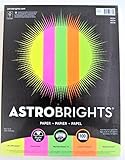 Astrobrights Neon Color Paper Assortment, 24 lb, 8.5 x 11 Inches 100 pages