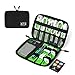 BAGSMART Electronic Organizer Travel Cable Organizer Portable Electronics Accessories Bag for Cords, USB, Black