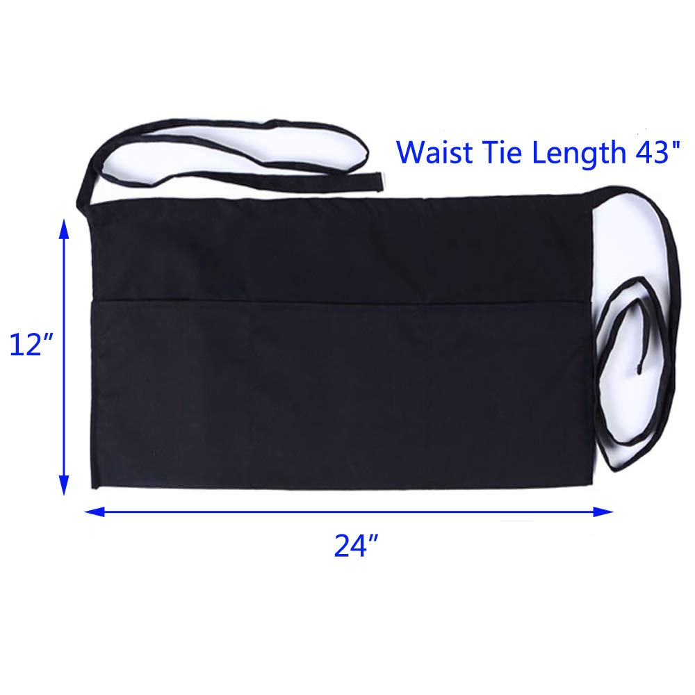 CLOCOR 3 Pockets Waist Apron 24\