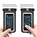 YOSH Waterproof Phone Case Universal Waterproof Phone Pouch IPX8 Dry Bag Compatible for iPhone 12 11 SE X 8 7 6 Galaxy S21 Pixel up to 6.8