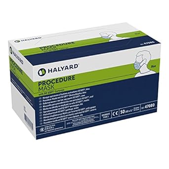 Download Free Amazon Com Halyard Health 47080 Halyard Procedure Mask Blue Pack Of 50 Industrial Scientific PSD Mockup Template