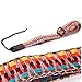 MUSIC FIRST Hawaii Woven Rainbow Adjustable Colorful Meshbelt and Genuine Leather Ukulele Strap Shoulder Strap version 2.0