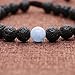 AmorWing Prayer Beads Aquamarine Lava Stones Crystals Long Distance Relationship Bracelet