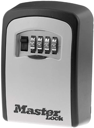 Master Lock 5401EC Wall Mount Key Safe with 4-Digit Combination 5 Key