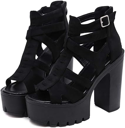 gothic heels shoes