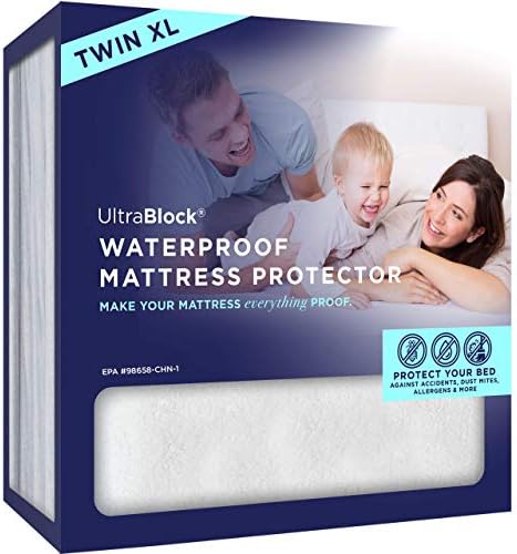 UltraBlock Twin Extra Long (Twin XL) Waterproof Mattress Protector