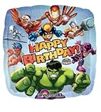 Marvel Squad Birthday Party supplies mylar balloon 18 inch