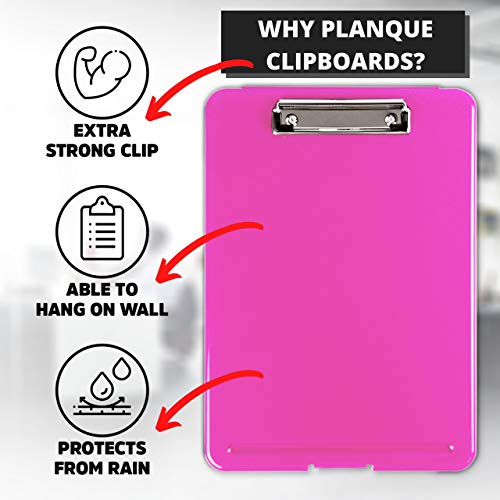 PLANQUE Professional Clipboard with Storage Compartment Heavy Duty