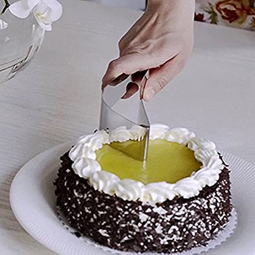 Enbar Stainless Steel Cake Slicer, Cake Server Stainless Steel Perfect cake, pie and pastry