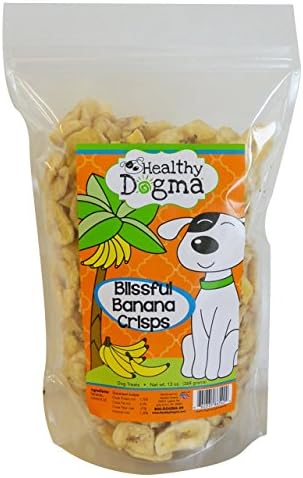 Healthy Dogma Banana Crisps Dog Treats, 13oz Bag