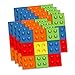 Building Blocks Birthday Party Supplies Set Plates Napkins Cups Tableware Kit for 16