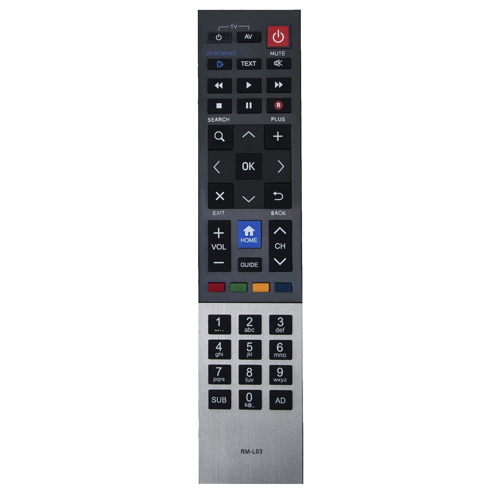 ALLIMITY RM-L03 Remote Control Replace fit for Humax FVP-4000T Freeview Play HD TV Recorder RML03 FVP4000T