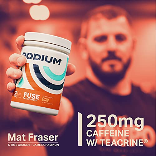 Podium Nutrition, Fuse Pre Workout Powder, Sour Watermelon, 30 Servings