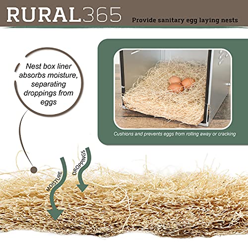 Rural365 Chicken Nest Box Liners 12 Pack Chicken Coop Bedding