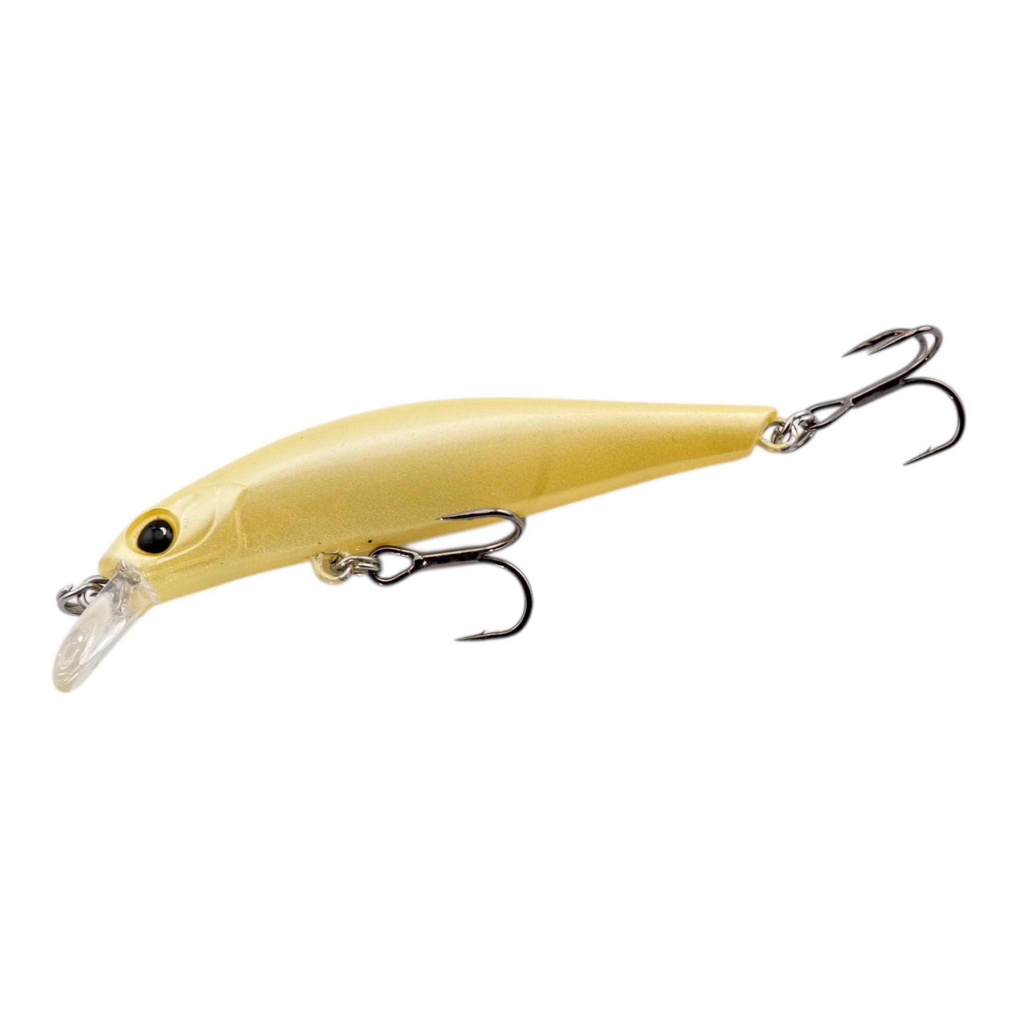 momolures - ULTIMA ARTIST SWIMMER 60mm Sinking Minnow for LRF, Bass, Seabass, Pike, Trout, Salmon lure fishing (PEARL WHITE)