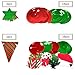 33PCS Christmas Decorations Swirls Hanging Ceiling Decor Winter Party Supplies Holiday Ornaments