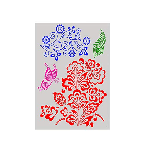 image for Xlala DIY Wedding Birthday Party Cake Stencil Cake Spray Decorating Pr