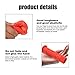 OUTERDO New Handlebar Grips Bicycle MTB BMX Road Mountain Bike Soft Rubber Handlebar End Grips red