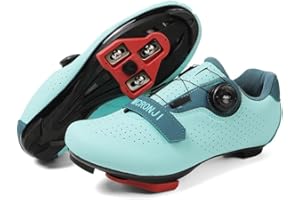 MCRONJI Cycling Shoes, Unisex Delta Cleats Compatible, Indoor Peloton and Outdoor Road Bike Shoes for Men and Women