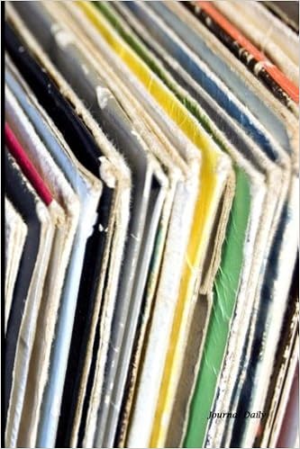 Journal Daily Vinyl Lp Lover Record Jacket Lined Blank - 