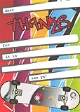 Boys Rad Skateboard Thank You Cards, Fill-In