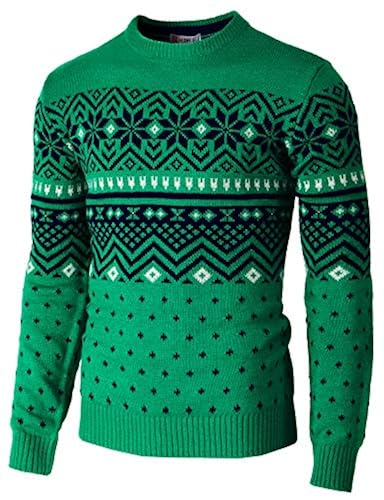 H2H Mens Casual Slim Fit Knitted Crew Neck Sweaters Thermal of