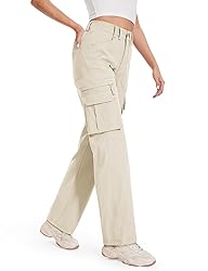 Moosehill Cargo Hiking Pants Women High Waisted