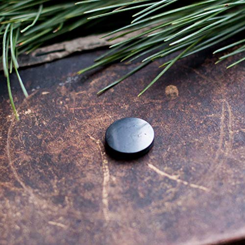 Radiation Protection for Cellphones/Laptop - Anti EMF/EMR Radiation Sticker - Radiation Shield Blocker - Set of 5 Polished Shungite Plate Sticker for Mobile Phone - Shungite Stickers for Cell Phone - Thumbnail 4