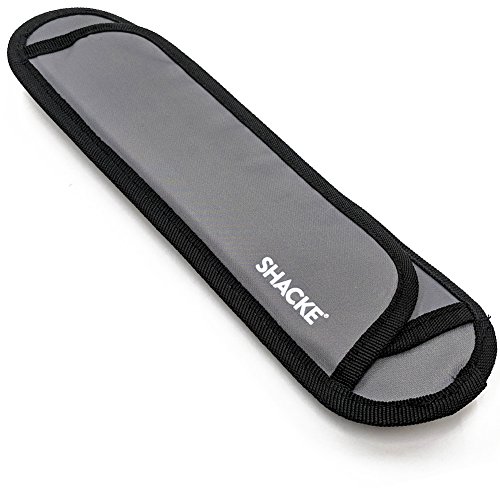 Shacke Memory Foam Shoulder Pad Replacement for Bags - Long and Super Comfortable (Grey)