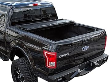 Amazon Com Gator Fx3 Hard Folding Tonneau Truck Bed Cover 2007 2018 Toyota Tundra 6 5 Ft Bed W Deck Rail System Automotive