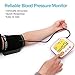 LotFancy Blood Pressure Monitor Upper Arm, 250 Reading Memory, 2 User, Automatic Blood Pressure Cuff, Digital BP Meter with Large LCD Display & Carrying Case for Home Use