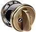 Schlage B60 N 609 Deadbolt, Keyed 1 Side, Highest Residential Security, Antique Brass