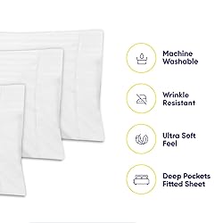 Cal King Size Bed Sheets - 6 Piece 1500 Supreme