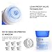 Pretty See Travel Bottle Silicone Leak Proof Squeezable and Refillable Containers TSA Approved BPA Free for Shampoo Conditioner Lotion Toiletries with Travel Bag (3.3 OZ, Set of 4)