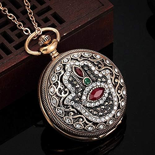Watch Pendant Turkish Necklace Turkey Rhinestone Jewelry Vintage Necklaces & Pendants Women Neclaces