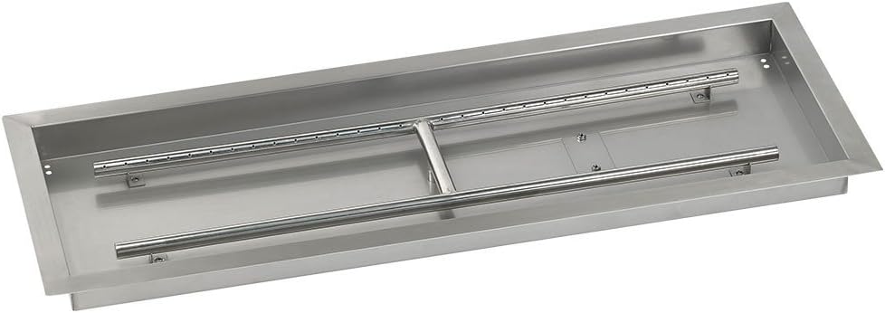 Amazon Com Golden Flame 36 X 12 Rect Drop In Fire Pit Pan W H