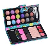 26Colors Cosmetic Eyeshadow Blush Lip Gloss Powder Makeup Palette (Blue)