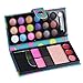 26Colors Cosmetic Eyeshadow Blush Lip Gloss Powder Makeup Palette (Blue)