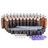 Essential Oil Roller Bottles, 48 Pack Hoa Kinh 10ml