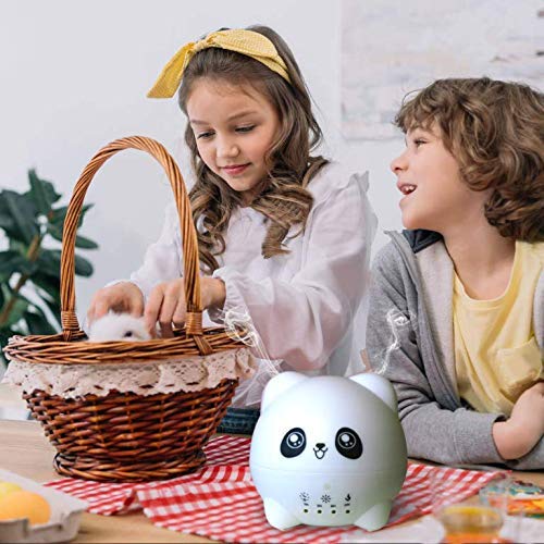 Ultrasonic Aromatherapy Diffuser for Essential Oils-Cute Panda for Kids-Cool Mist Humidifier-Night Light-Whisper Quiet-300ml-Adjustable Mist Mode, Low Water Level Auto Off-Home-Bedroom-Perfect Gift