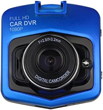 Mini Car DVR Camera GT300 Camcorder 1080P Full HD Video with 16GB C10 High-Speed Micro sd card (Blue)