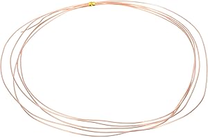 PATIKIL 99.9% Pure Copper Wire for Jewelry Making, 22 Gauge (0.6mm) Copper Craft Wire 4.9 Feet Beading Jewelry Making Supplie