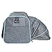Petsfit Expandable Cat Carrier Dog Carriers,Airline Approved Soft-Sided Portable Pet Travel Washable Carrier for Kittens,Puppies,Removable Soft Plush mat and Pockets,Locking Safety Zippers