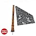 Shakuhachi Flute Cleaning Cloth Tsuyukiri/Tsuyutoshi from Japan, Cotton (Black)