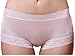 METWAY Women's Silk Panties Sexy Lace Silk Underwear Boyshort No Show