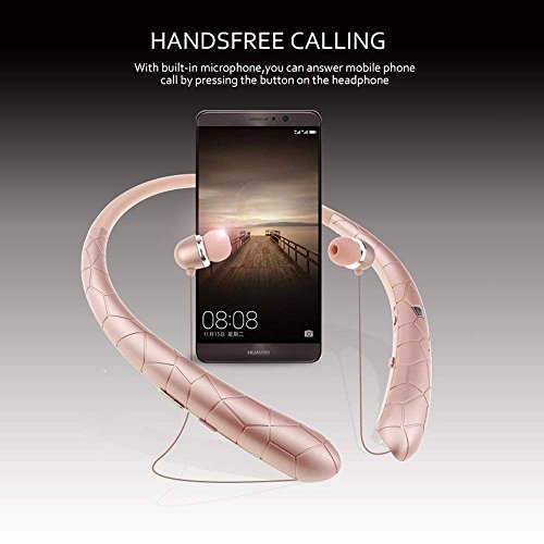 1 Bluetooth+Retractable+Headphones+Wireless+Earphones