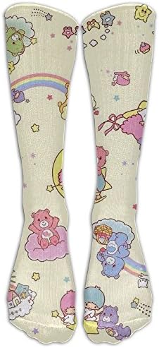 WANGZII Athletic Printed Cotton Little Twin Stars Stockings For Woman
